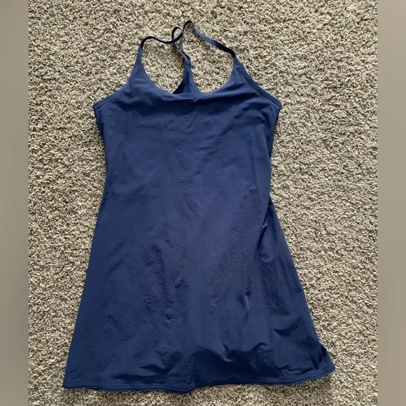 navy blue exercise dress Outdoor Voices Women's The Exercise Dress Blue M